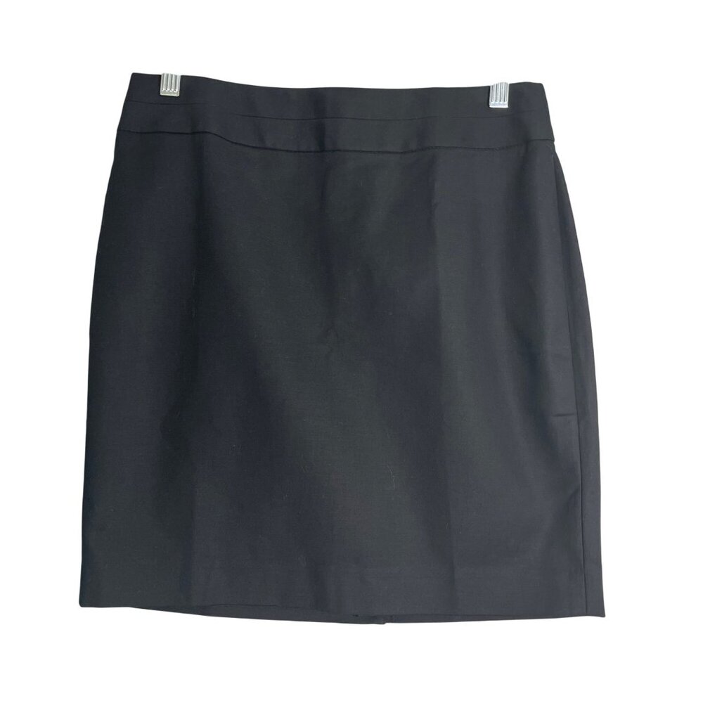 New Banana Republic Factory‎ Skirt Womens 4 Petite Black Straight Pencil Mini